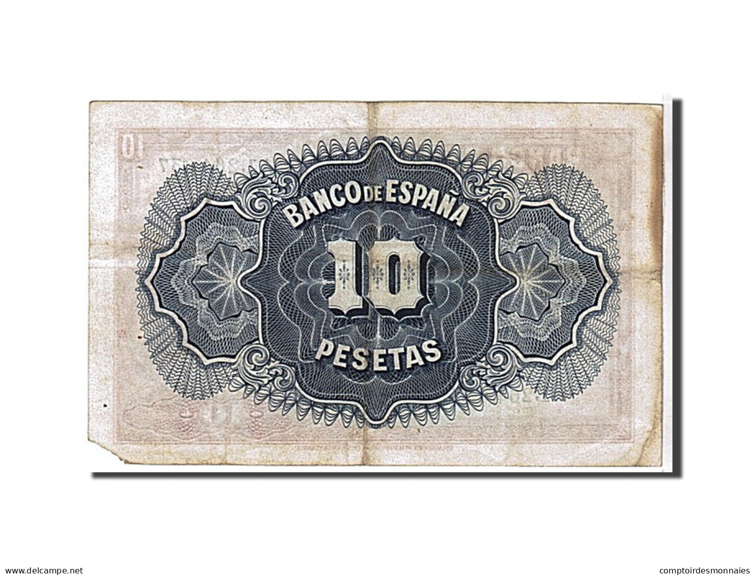 Billet, Espagne, 10 Pesetas, 1935, TB - 10 Pesetas