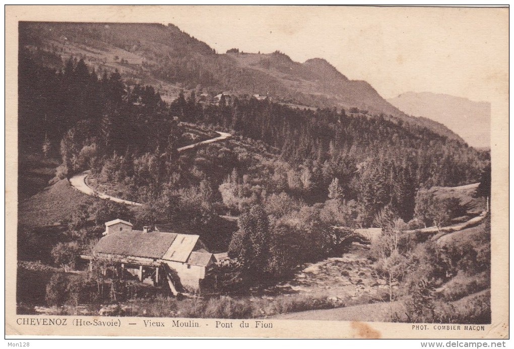 CHEVENOZ (74)  VIEUX MOULIN - PONT DU FION - Chevenoz