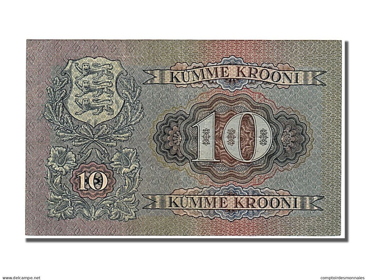 Billet, Estonia, 10 Krooni, 1928, SUP - Estonie