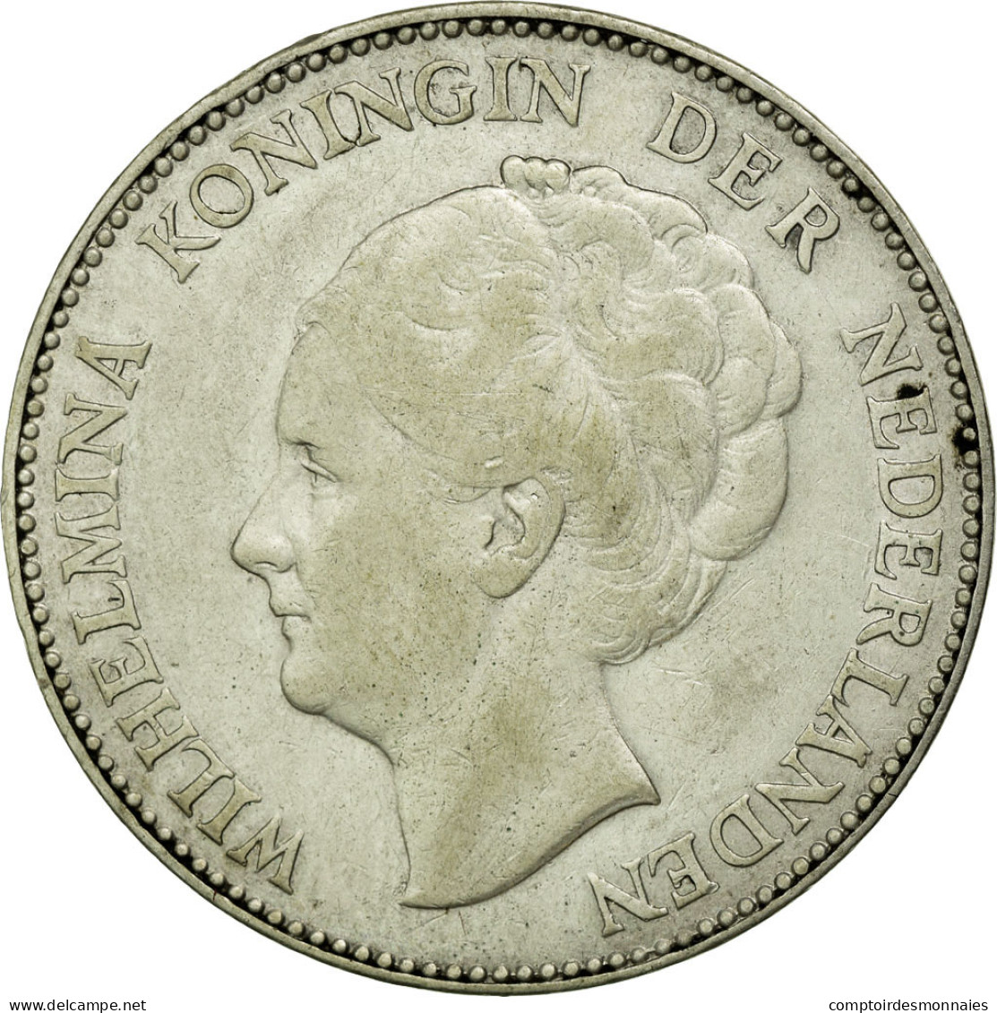 Monnaie, Pays-Bas, Wilhelmina I, Gulden, 1923, TTB, Argent, KM:161.1 - 1 Gulden