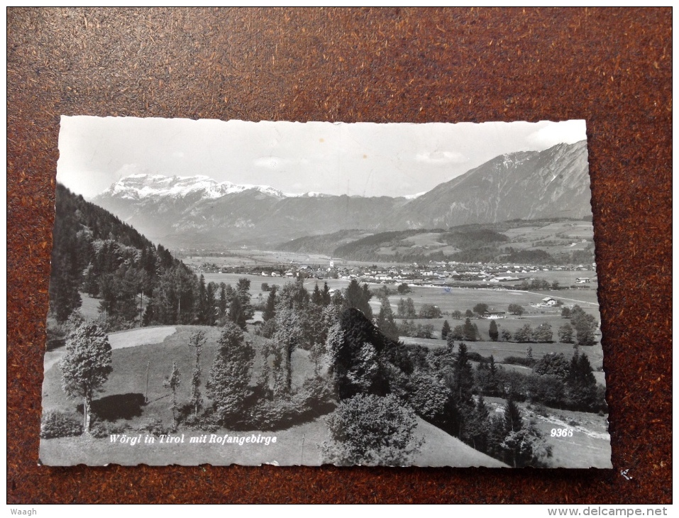 9366 - WORGL IN TIROL Mit Rofangebirge - 1951 - Wörgl