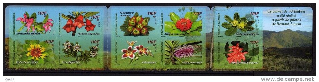 Nouvelle-Calédonie 2015 - Fleurs De N.Calédonie - Carnet 10val Neufs // Mnh Booklet Adhesiv - Unused Stamps