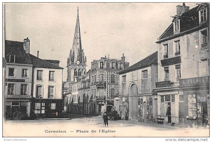 Carantan    50    Place De L'Eglise. Restaurant - Carentan