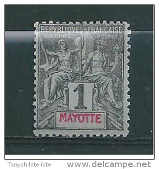 Colonie  Mayotte Timbres De 1892/99  N° 1  Neuf  Sans Gomme - Unused Stamps