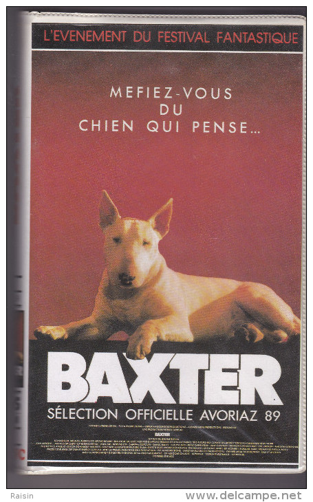 Avoriaz 89  Baxter  Méfiez-vous Du Chien Qui Pense...VHS  Couleur Secam CVC  BE - Sciences-Fictions Et Fantaisie