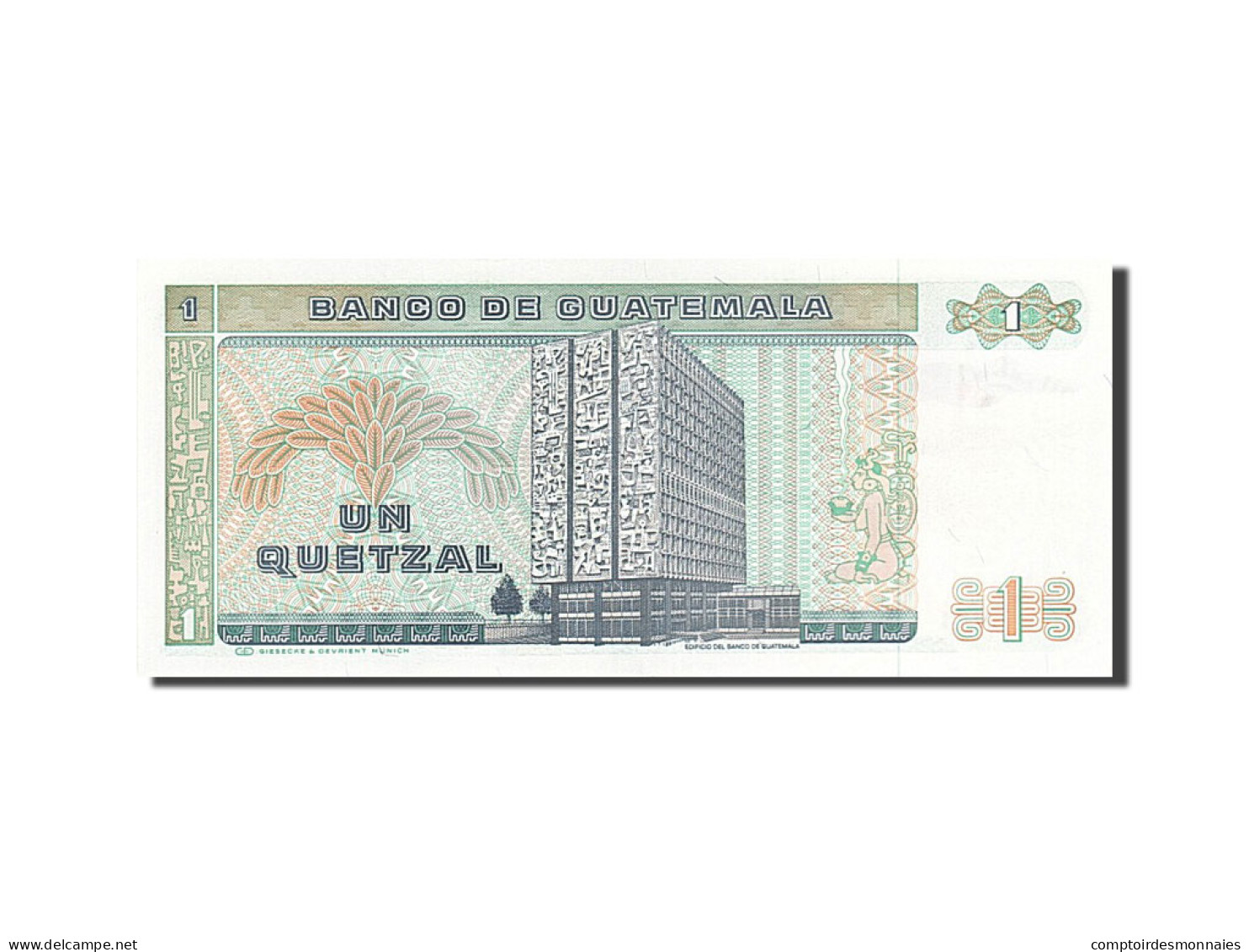 Billet, Guatemala, 1 Quetzal, 1986, 1986-01-03, SPL - Guatemala