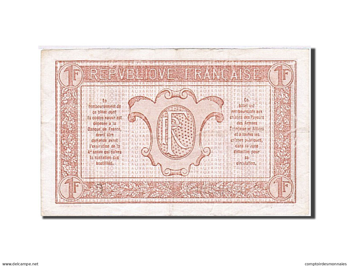 Billet, France, 1 Franc, 1919, 1919, SUP, Fayette:VF 4.2, KM:M5 - 1917-1919 Armeekasse