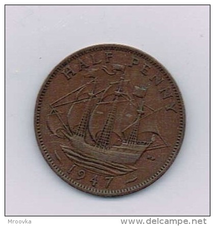 1947 George VI Halfpenny - UK - Other - Europe