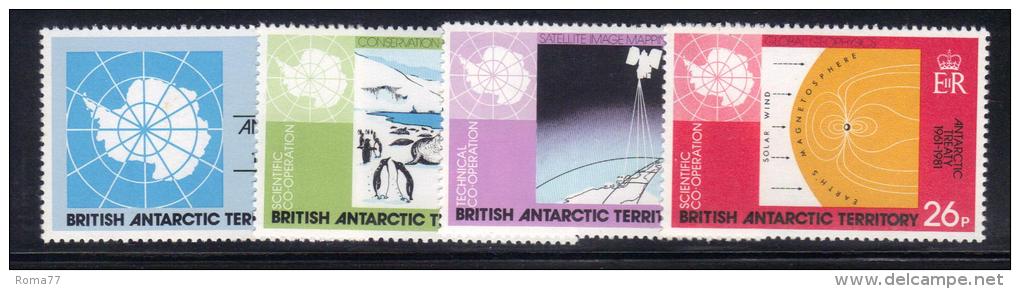 Z723 - ANTARTIC 1981 , Serie N. 101/104 *** MNH . - Neufs