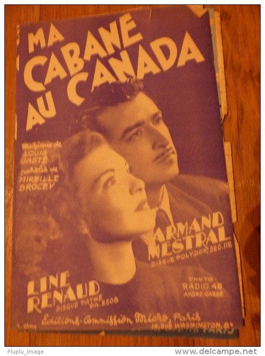 LINE RENAUD MA CABANE AU CANADA - Libri Di Canti