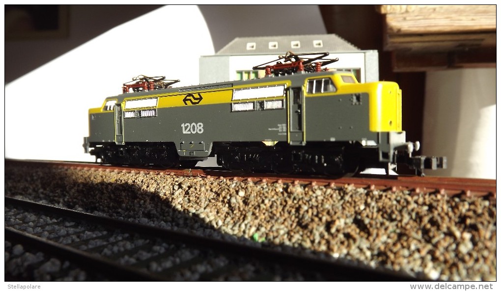 SCALA N ECHELLE - LOCO ELETTRICA MINITRIX 12826 - ELLOK 1208 NS -. N SPUR - Locomotives