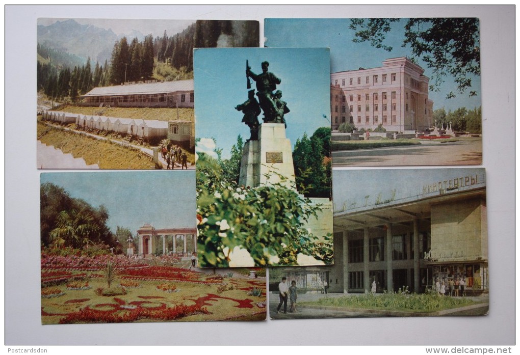 KAZAKHSTAN. ALMATY Capital.  13 Postcards Lot - Old Pc 1965 - Kazakhstan