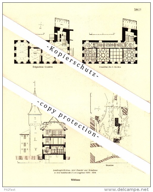 Photographien / Ansichten , 1920 , Willisau , Prospekt , Architektur , Fotos !!! - Willisau