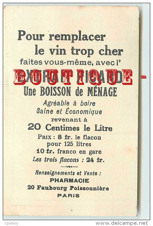 ACHAT DIRECT < BENJAMIN  RABIER  - POULE Et POUSSIN - PUBLICITE PHARMACIE < BOISSON PICARD Au DOS - Rabier, B.