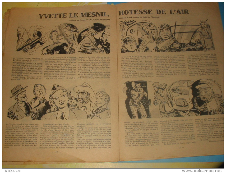 Magazine FILLETTE Nr 182 du 12 janvier 1950 Le Roi des eaux vives