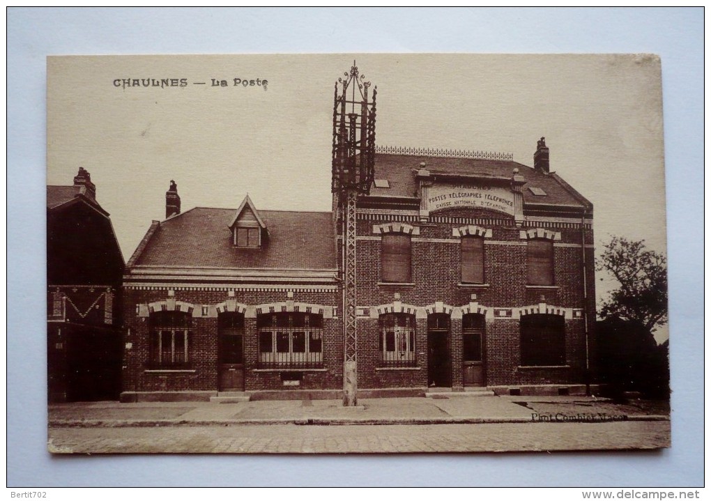 80 - CHAULNES - La Poste - Chaulnes