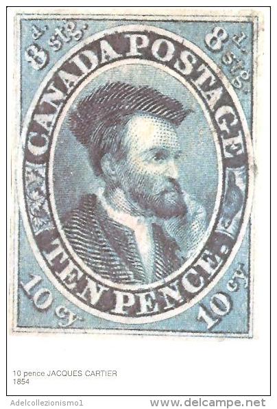 75413) Intero Postale Del Canada Da 8c. Raffigurante Il  10p. Jacques Cartier-nuova - 1953-.... Règne D'Elizabeth II