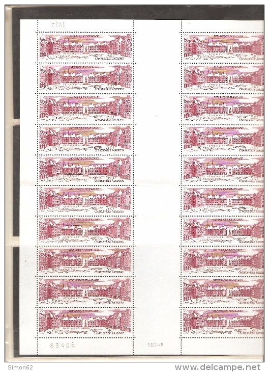 FRANCE  FEUILLE  DE 20 TIMBRES  NEUF ** MNH  N° 2288 DE  1983 - Feuilles Complètes