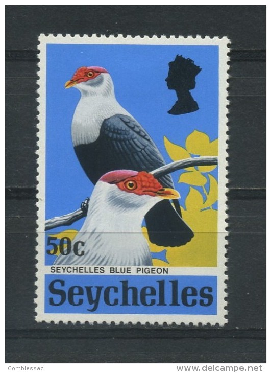 SEYCHELLES    1972   Birds  50c  Blue  Pigeon     MH - Seychelles (...-1976)