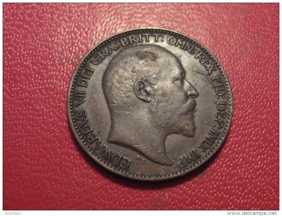 Grande-Bretagne - UK - Farthing 1902 Edward VII 5180 - B. 1 Farthing