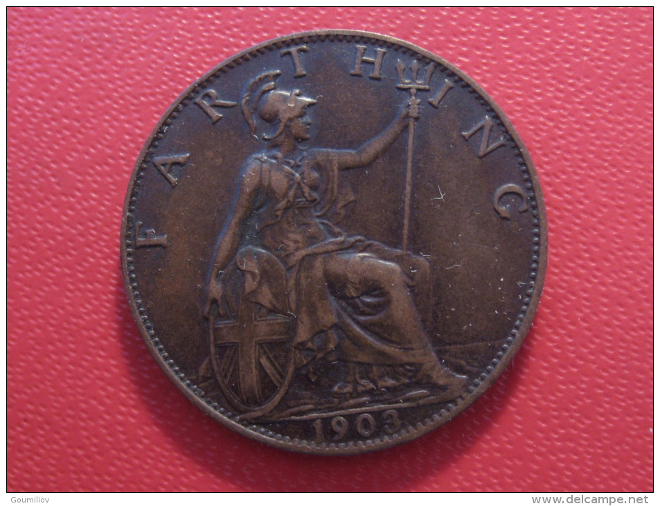 Grande-Bretagne - UK - Farthing 1903 Edward VII 5172 - B. 1 Farthing