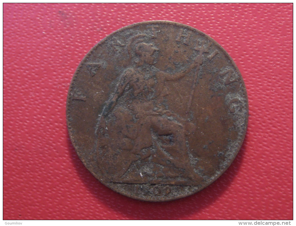 Grande-Bretagne - UK - Farthing 1909 Edward VII 5168 - B. 1 Farthing