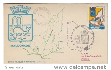 Uruguay 1979 Antarctica / Base Maldonado 1v FDC (26521) - Bases Antarctiques