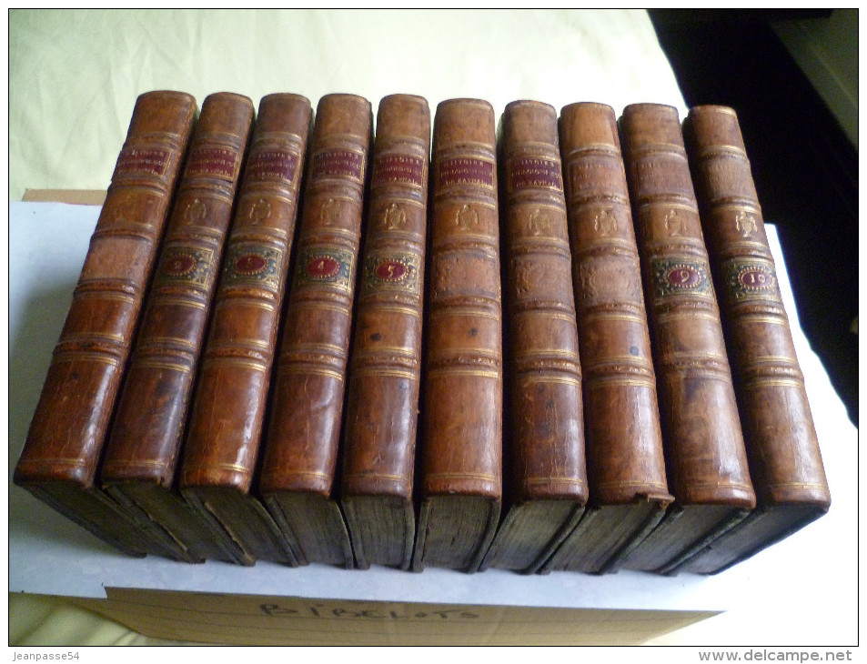 Raynal. Commerce Dans Les Deux Indes. 10 Volumes Complet. Edition De 1783 - 1701-1800