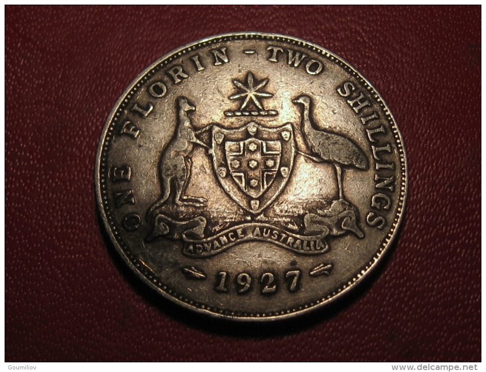 Australie - Australia - Florin, 2 Shillings 1927 George V 6420 - Sixpence