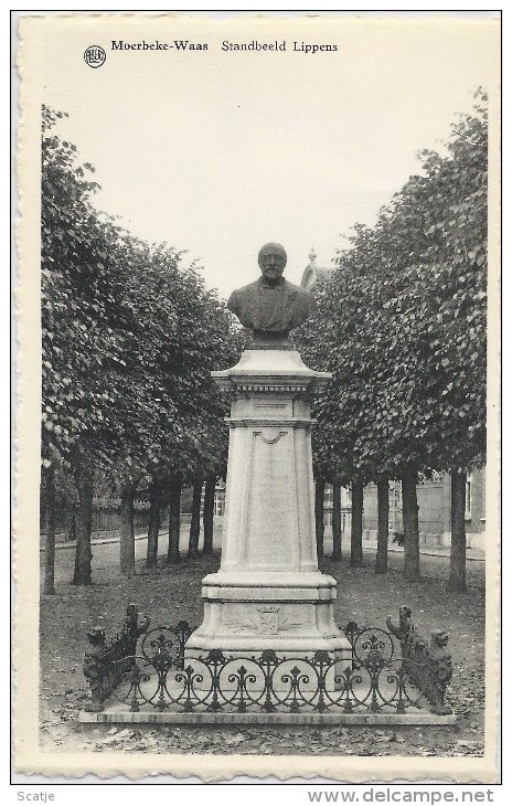 Moerbeke-Waas   Standbeeld Lippens - Moerbeke-Waas