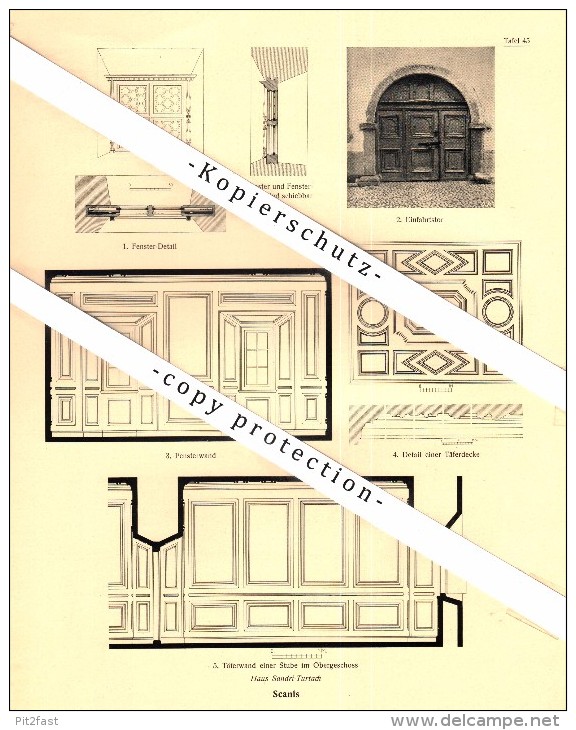 Photographien / Ansichten , 1923 , Scanfs / S-chanf , Kr. Oberengadin , Prospekt , Architektur , Fotos !!! - S-chanf