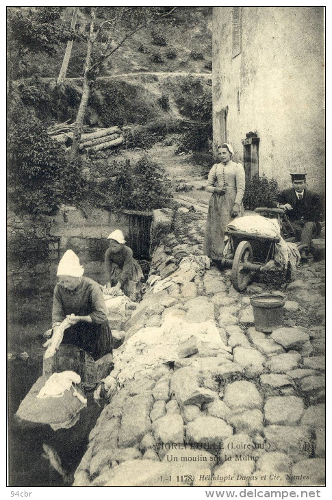 CPA  ( 44) AIGREFEUILLE UN MOULIN SUR LA  MAINE - Aigrefeuille-sur-Maine