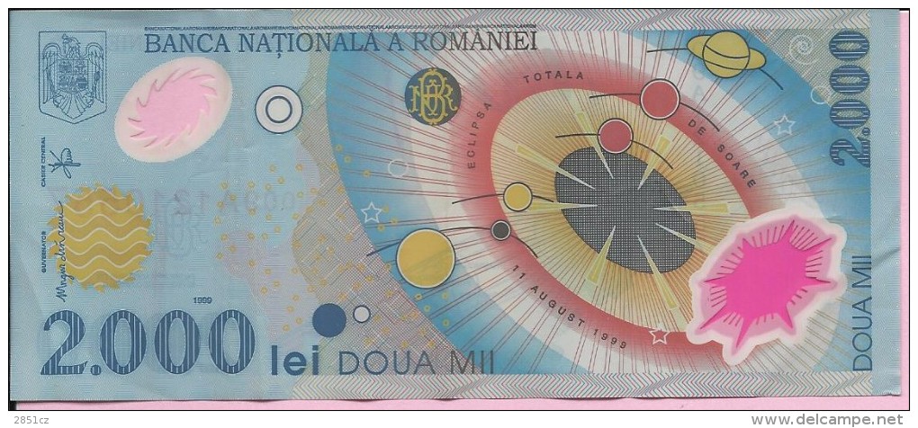 Banknotes - 2000 Lei, 1999., Romania - Roemenië