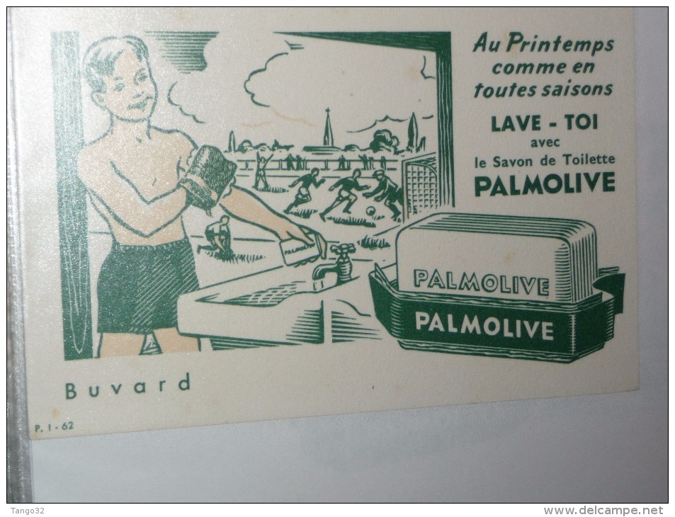 BUVARD Publicitaire  BLOTTING PAPER   Savon Palmolive  Jeune Garcon Printemps - Parfums & Beauté