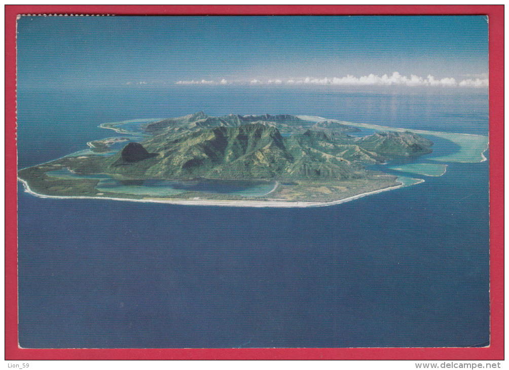 196047 / 1976 - 30 F. - Roi Pomaré V  , HUAHINE - UNDER THE WIND, Flamme MUSIC GUITAR , French Polynesia - Covers & Documents