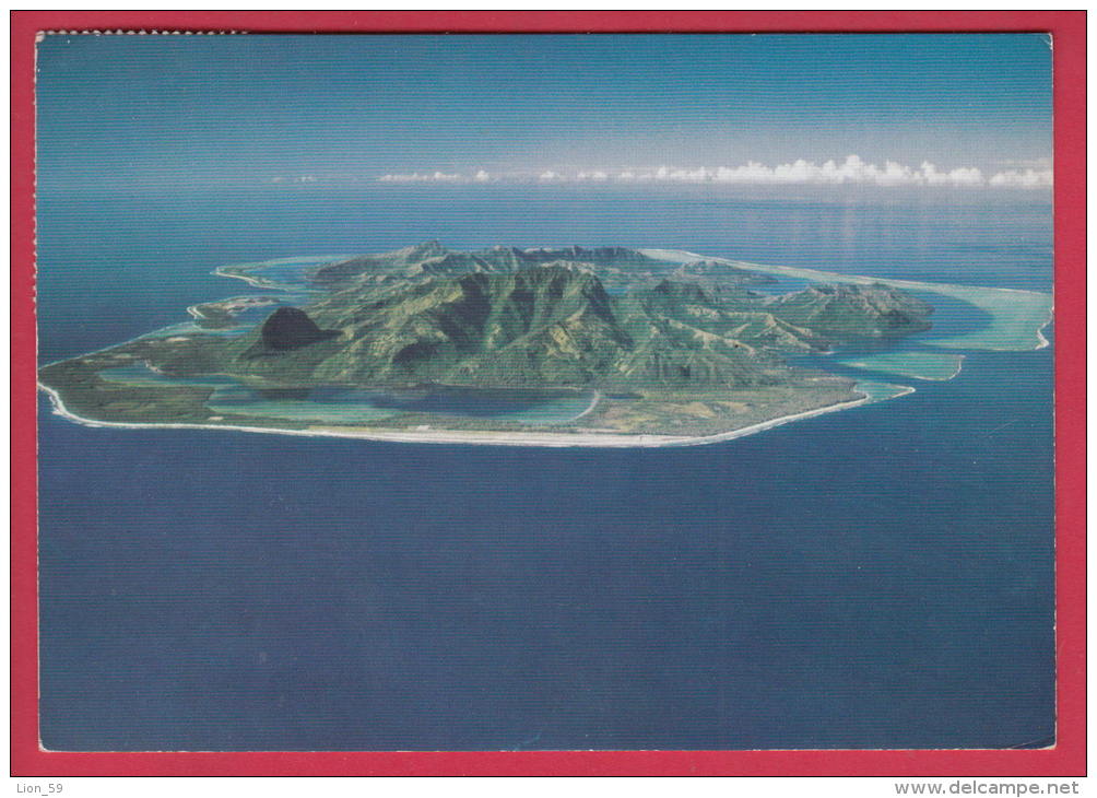 196047 / 1976 - 30 F. - Roi Pomaré V  , HUAHINE - UNDER THE WIND, Flamme MUSIC GUITAR , French Polynesia - Briefe U. Dokumente