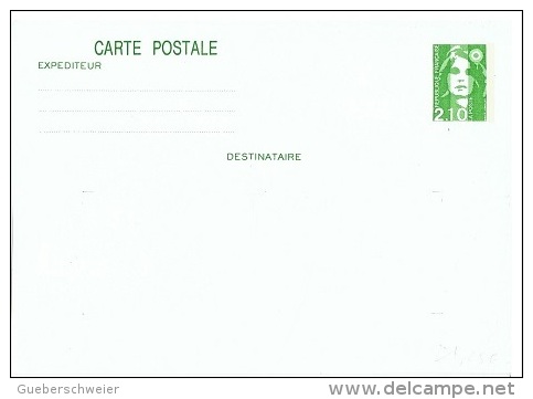 FR-ENT10 - FRANCE Lot De 10 Entiers Postaux - Collections & Lots: Stationery & PAP