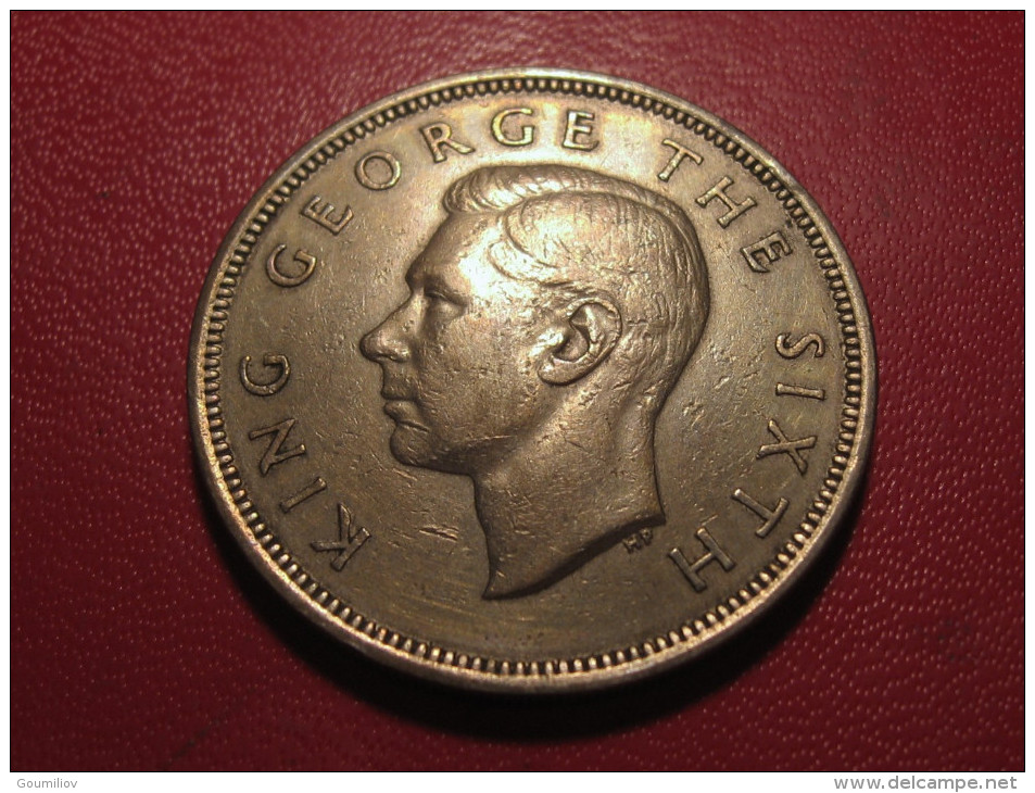 Nouvelle-Zélande - Half Crown 1950 George VI 5281 - Nouvelle-Zélande