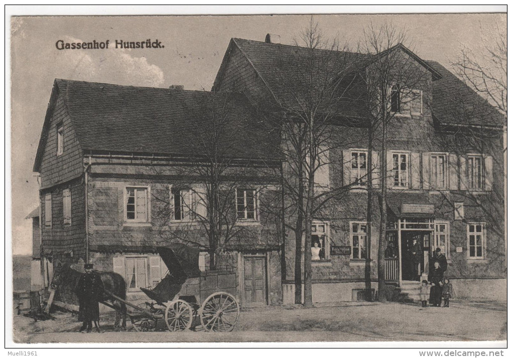 Nr.  6198,  Gassenhof Hunsrück  Bei Blankenrath - Rhein-Hunsrueck-Kreis