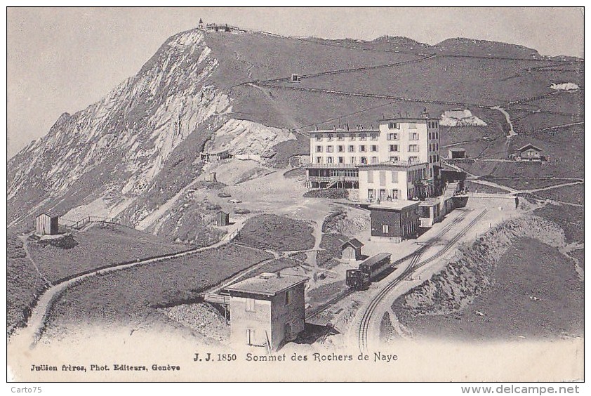 Suisse - Sommet Des Rochers De Naye - Gare Hôtel - Roche