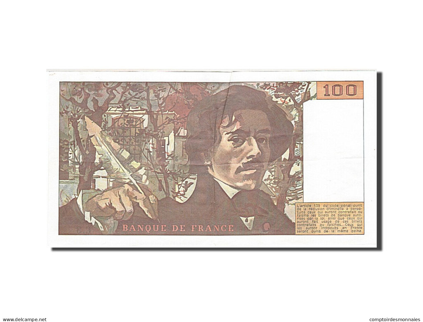 Billet, France, 100 Francs, 1978, 1978, SUP, Fayette:69.1b, KM:154a - 100 F 1978-1995 ''Delacroix''