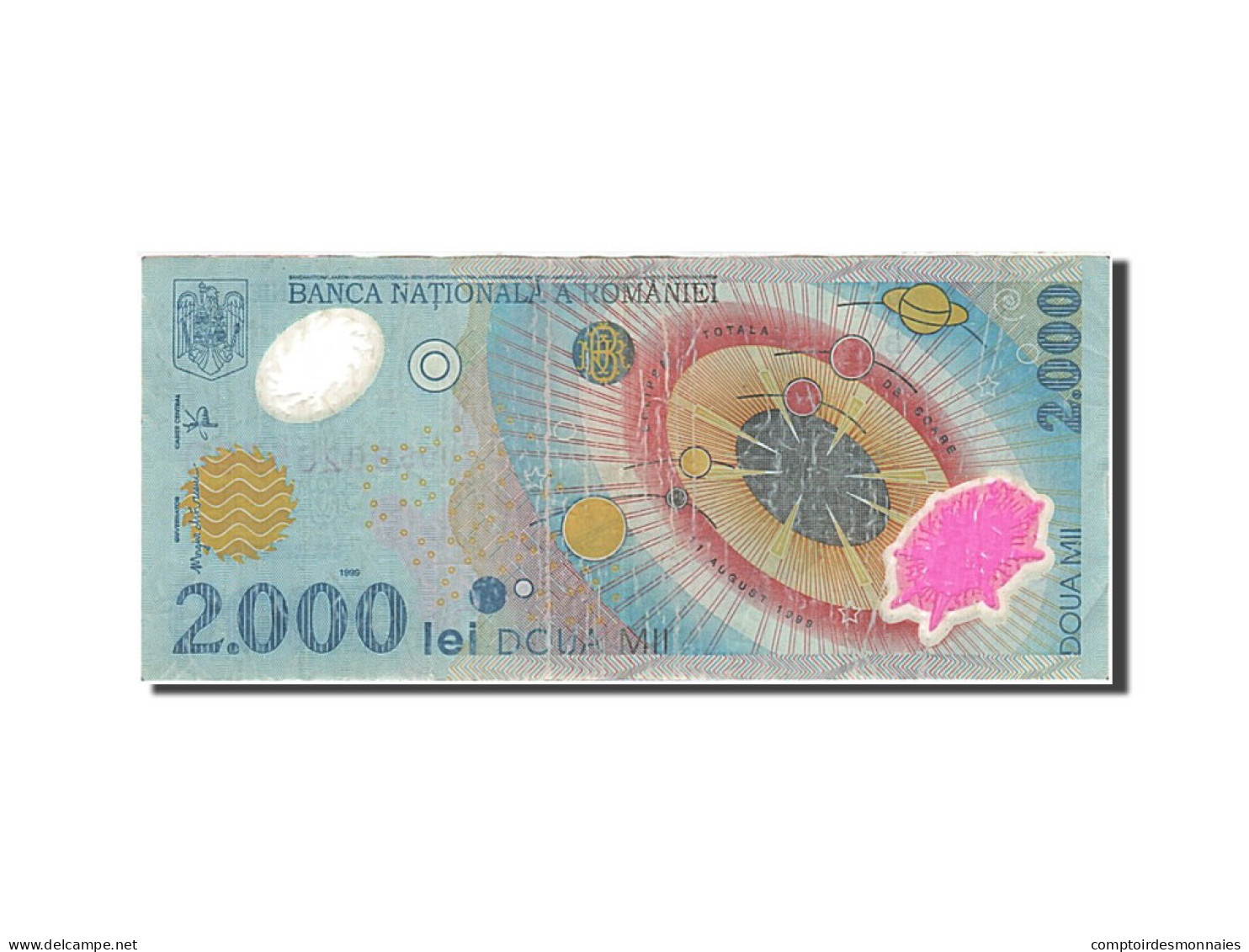 Billet, Roumanie, 2000 Lei, 1999, 1999, KM:111a, TTB - Romania