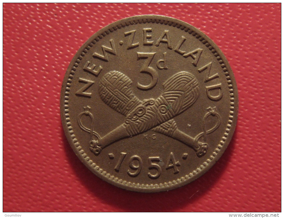 Nouvelle-Zélande - 3 Pence 1954 Elizabeth II 5298 - Nouvelle-Zélande