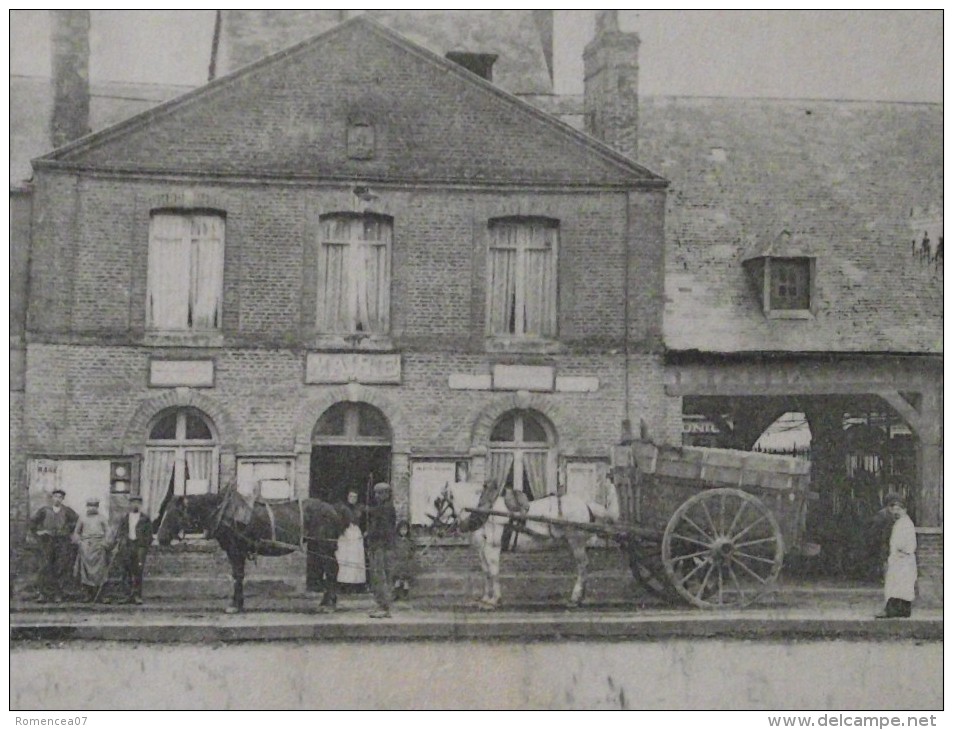 AUFFAY (Seine-Maritime) - La Mairie - Attelages - Animée - Voyagée Le 21 Avril 1918 - Auffay