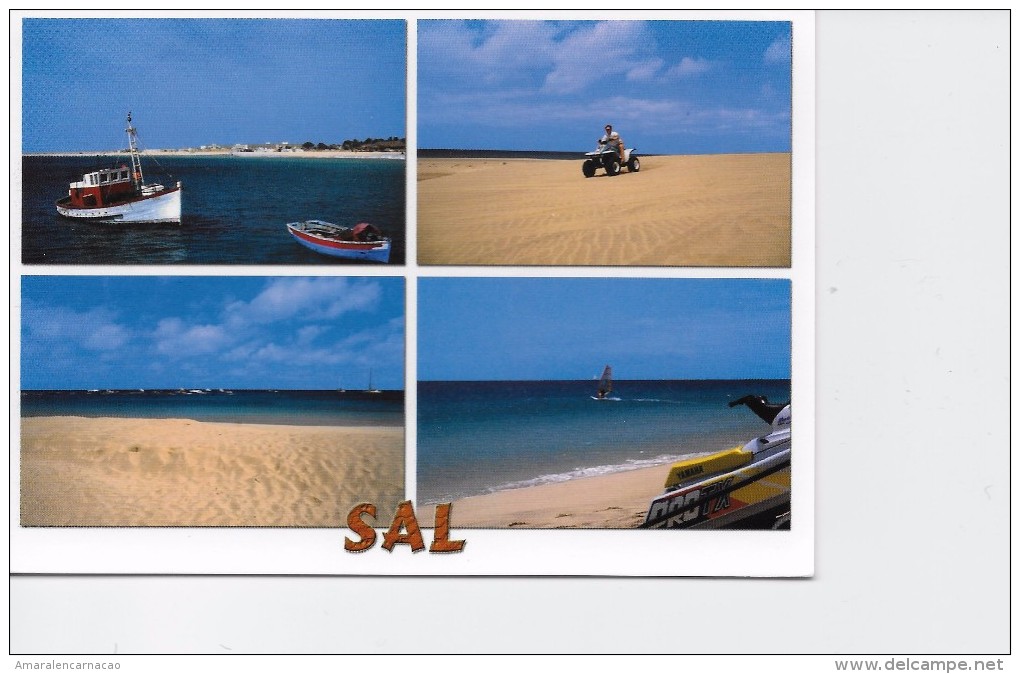 2 SCANS - CARTE POSTALE - POSTCARD - POSTKARTE - CARTOLINA POSTALE - CAP VERT/ CAPE VERDE - ILHA DO SAL - Cap Vert