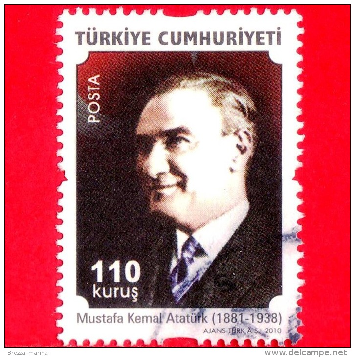 TURCHIA - Usato - 2010 - Mustafa Kemal Atatürk (1881-1938) - 110 - Usados