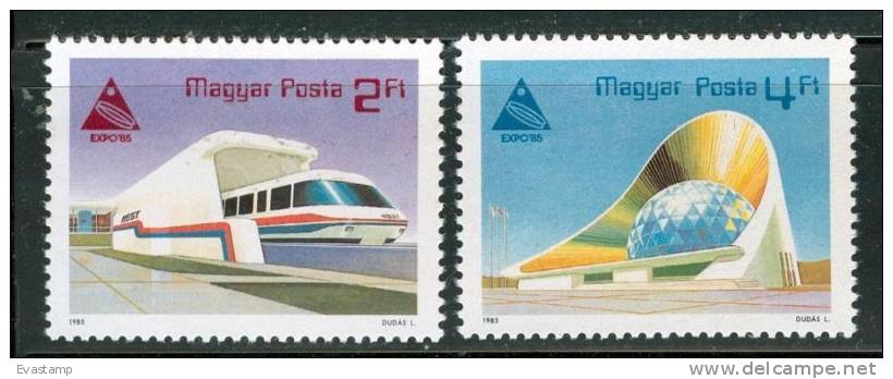 HUNGARY - 1985. EXPO ´85 Tsukuba Cpl.Set MNH! - Ongebruikt