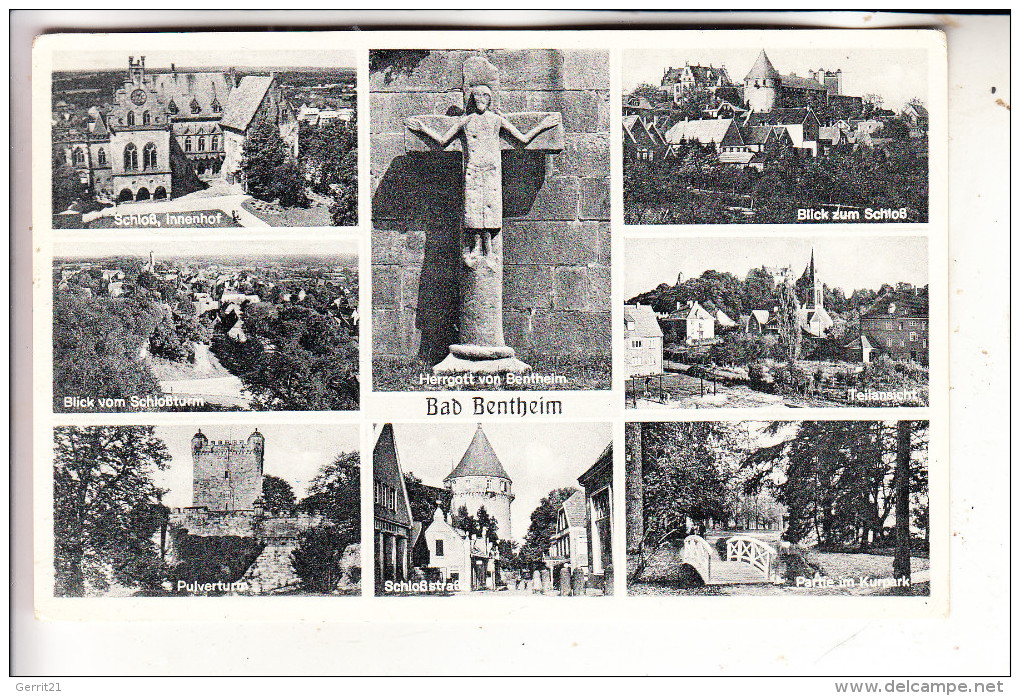 4444 BAD BENTHEIM, Mehrbild 1957 - Bad Bentheim