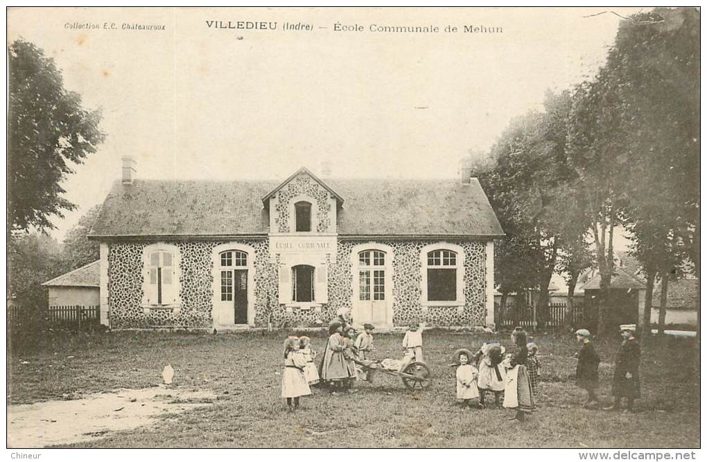 VILLEDIEU ECOLE COMMUNALE DE MEHUN - Other & Unclassified