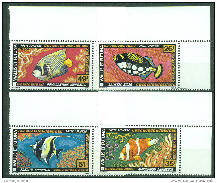 WALLIS And FUTUNA.  Nr. 278/81, MNH.  Fish - Unused Stamps